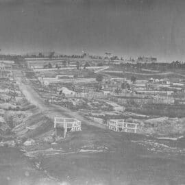 Historic Photo of Albert Road crossing the Spring Creek Diggins