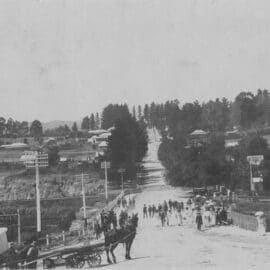 Beechworth train station early 1900s